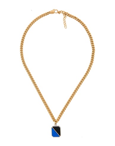 MAISON MARGIELA Necklace Gold 100% Brass, Natural resin