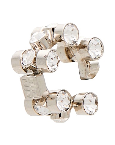 GIVENCHY Ear cuff or single earring Silver 100% Brass