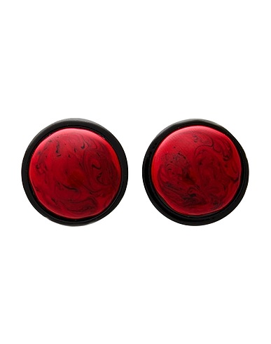 MOSCHINO Earrings COUTURE Red Resin
