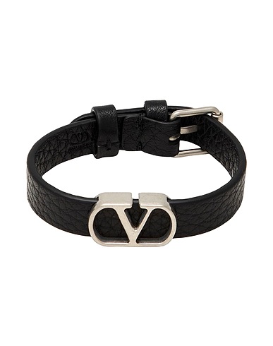 VALENTINO GARAVANI Bracelet Black Leather
