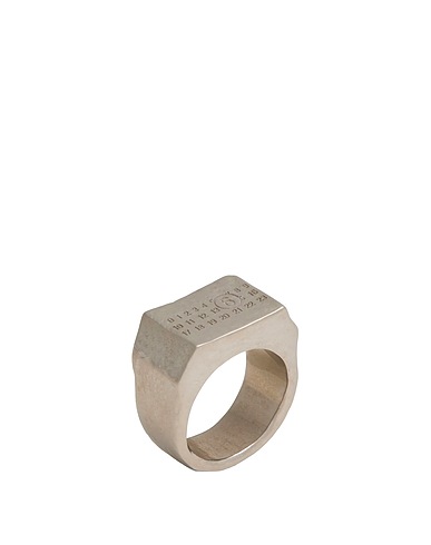MM6 MAISON MARGIELA Ring Silver 100% Brass
