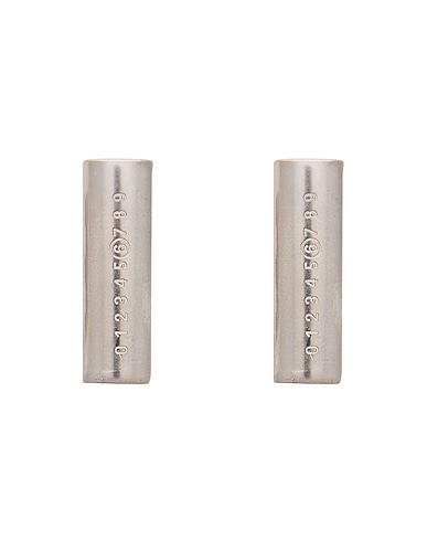 MM6 MAISON MARGIELA Earrings Silver 100% Brass