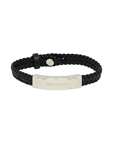 FERRAGAMO Bracelet Black Leather