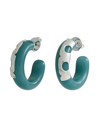 TORY BURCH Earrings Turquoise Resin, Metal