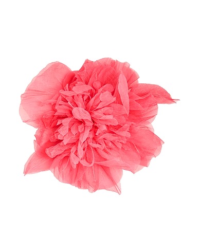 MAX MARA Spilla Corallo Seta, Metallo