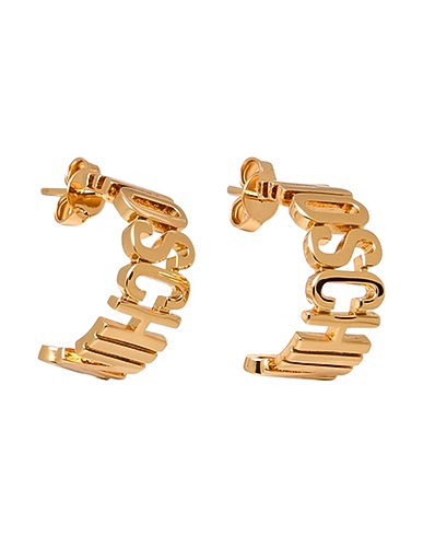 MOSCHINO Earrings COUTURE Gold Metal