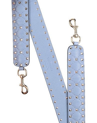 VALENTINO GARAVANI Bag accessories & charms Sky blue Soft Leather