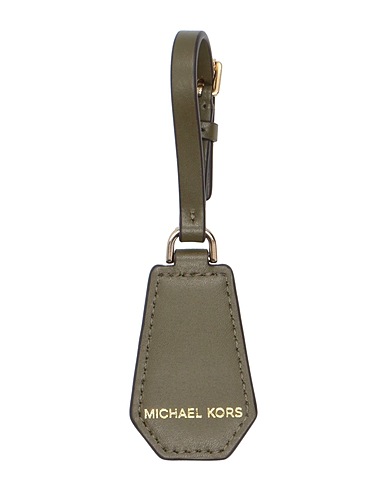 MICHAEL MICHAEL KORS Breloques et accessoires pour sac Vert militaire Cuir