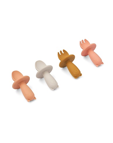 LIEWOOD Feeding set Pink Silicone