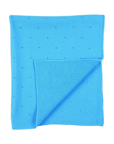 LITTLE BEAR Baby blanket Azure 100% Virgin Wool