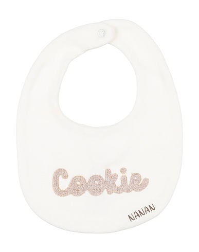 NANÁN Bavoir Blanc cassé 48% Coton, 48% Acrylique, 4% Élasthanne