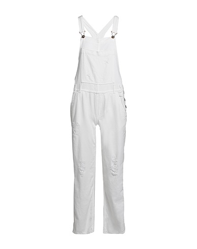 ROŸ ROGER'S Denim overall White 52% Cotton, 48% Lyocell