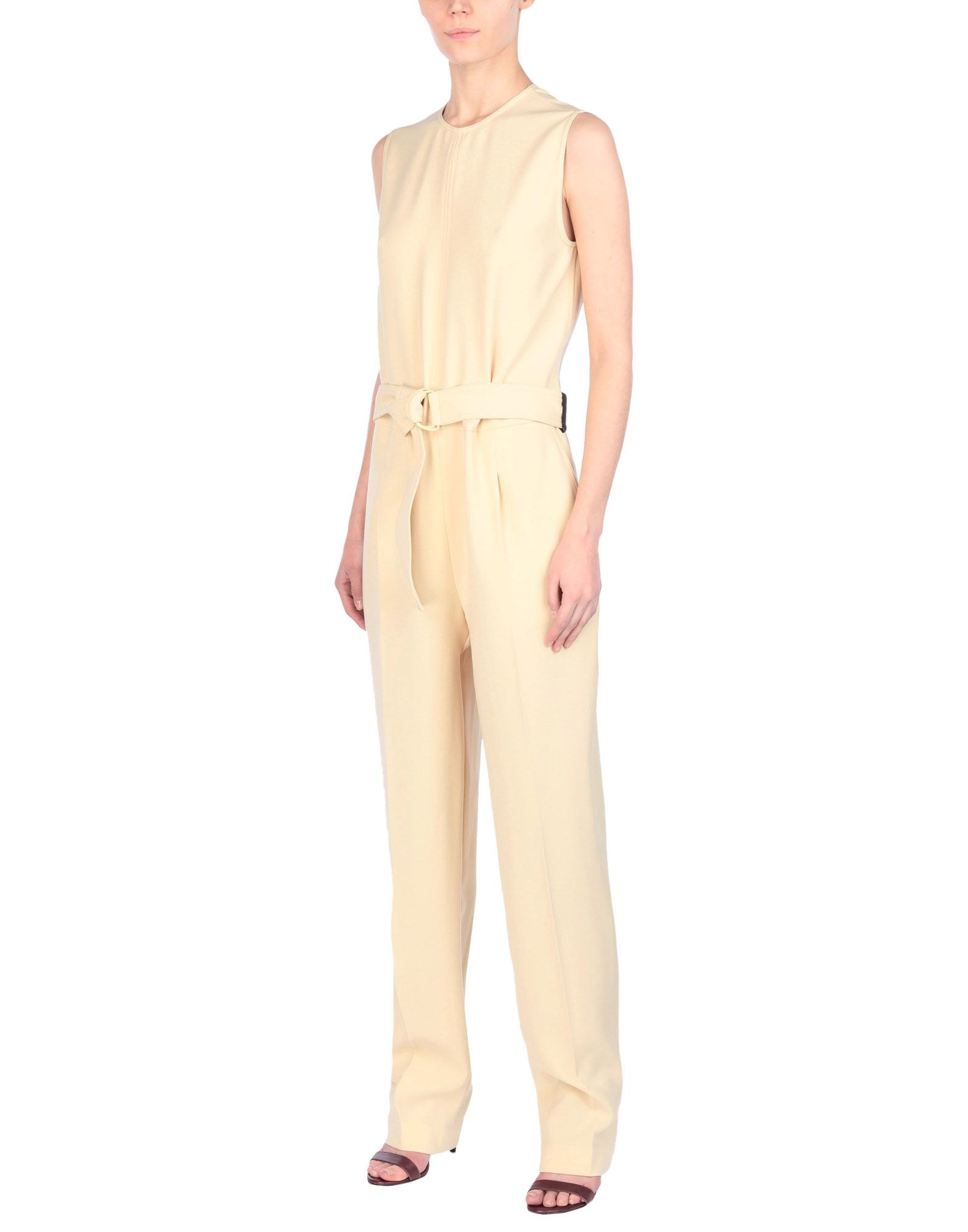 tan one piece jumpsuit