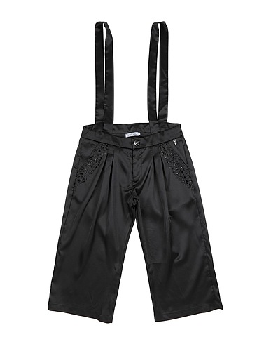 PACIOTTI 4US Latzhose für Kinder Schwarz 100% Polyester