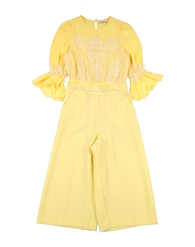ELISABETTA FRANCHI Kids’ jumpsuit Yellow 100% Polyester
