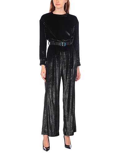 FRANKIE MORELLO Jumpsuits and Dungarees Black 100% Polyester