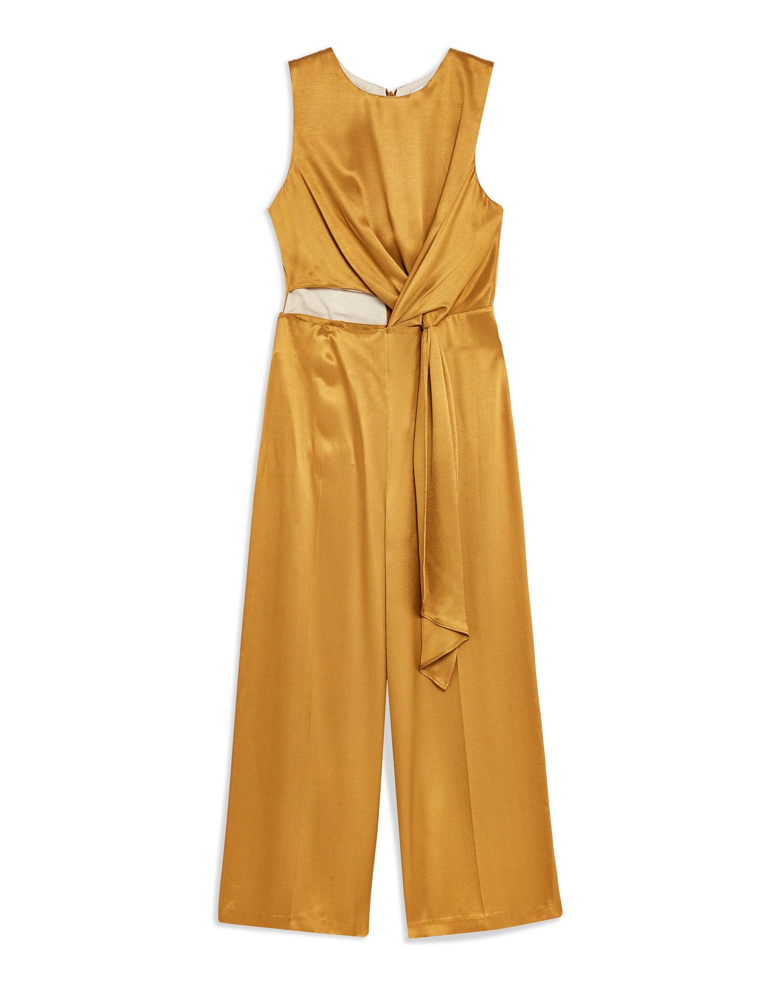 topshop frill jumpsuit