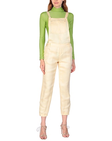 ERMANNO SCERVINO Overalls Sand 66% Flax, 34% Cotton