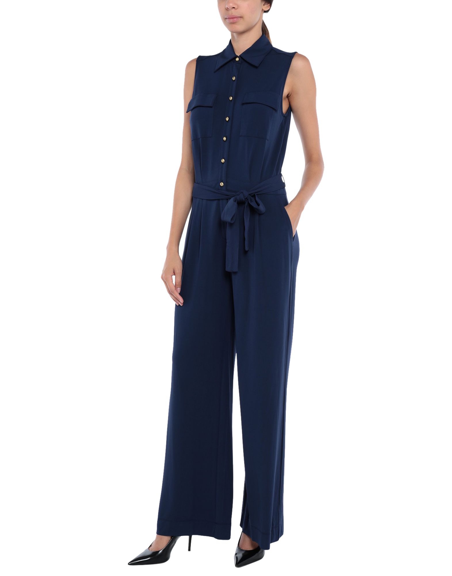 michael kors denim jumpsuit