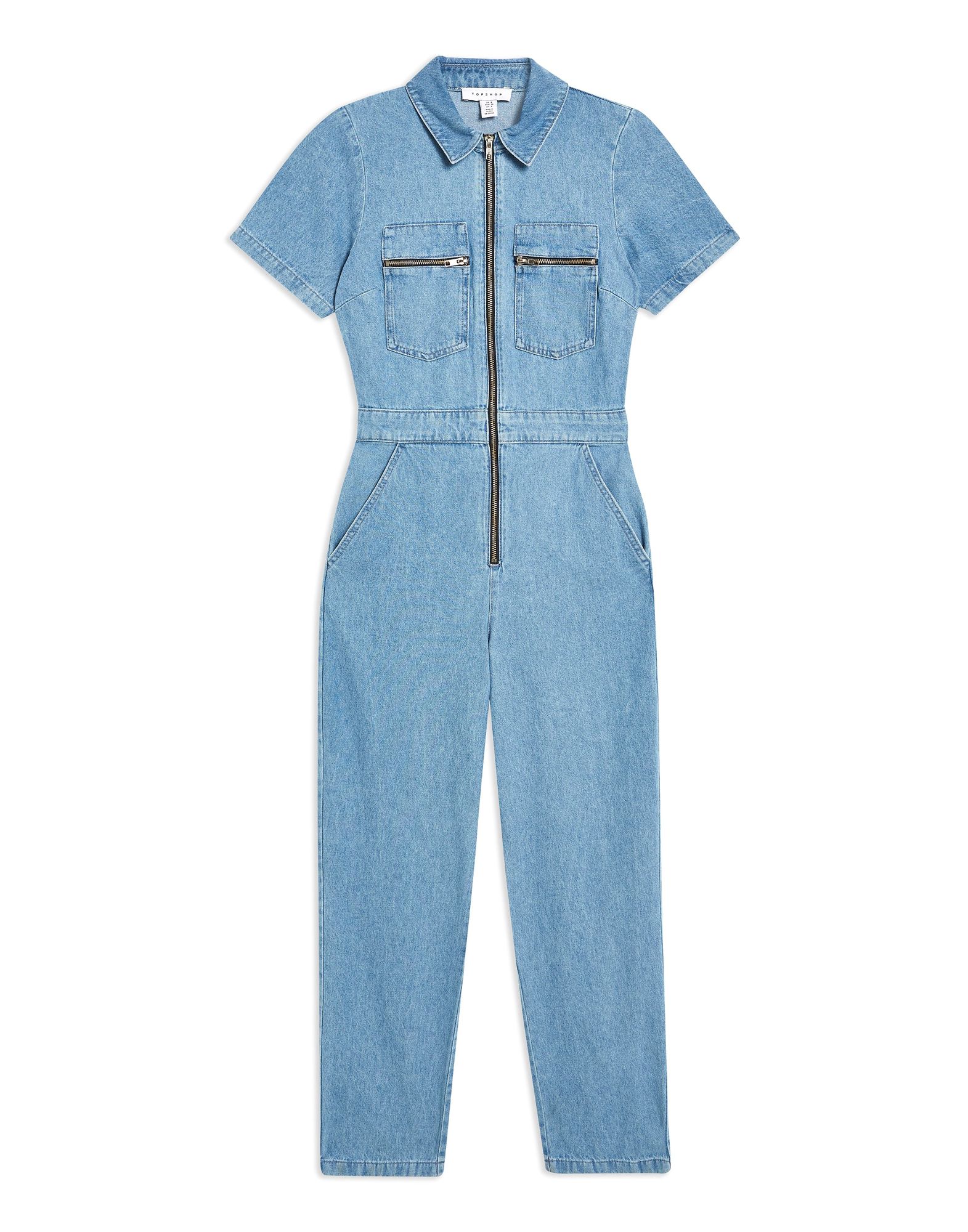topshop jeans jumpsuit
