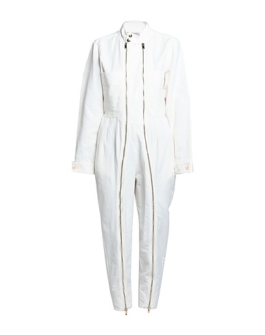 STELLA McCARTNEY Jumpsuits and Overalls Off white 40% Polyamide, 36% Cotton, 24% Flax