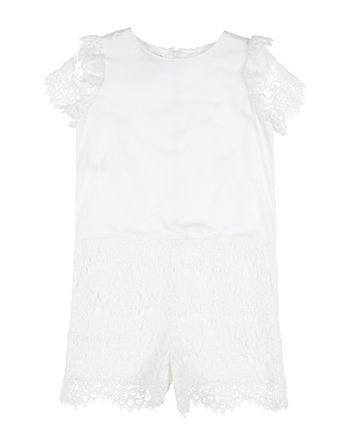 PINKO UP Salopette Bambini Bianco 100% Poliestere