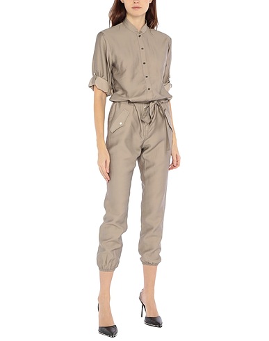 LIU •JO Jumpsuits and Dungarees Grey 89% Lyocell, 11% Polyamide