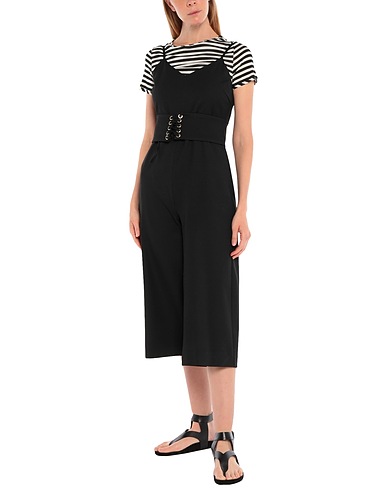 I BLUES Jumpsuits and Dungarees Black 68% Polyester, 29% Viscose, 3% Elastane