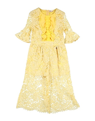 ELISABETTA FRANCHI Kids’ jumpsuit Yellow 60% Polyamide, 40% Viscose, Polyester