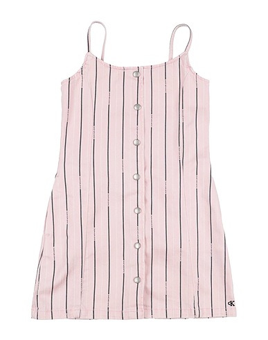 CALVIN KLEIN JEANS Vestito Rosa chiaro 98% Cotone, 2% Elastan