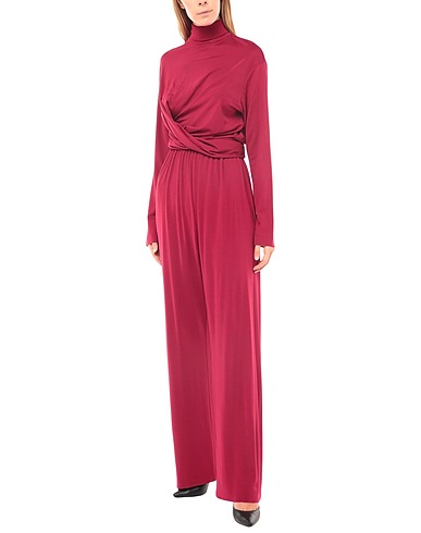 BALENCIAGA Jumpsuits and Dungarees Garnet 74% Viscose, 26% Polyester