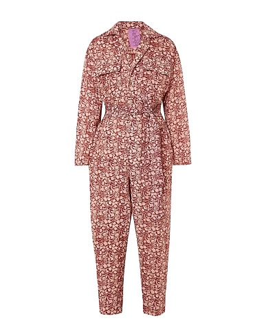 YVONNE S Jumpsuits and Overalls Chocolate brown 100% Linen