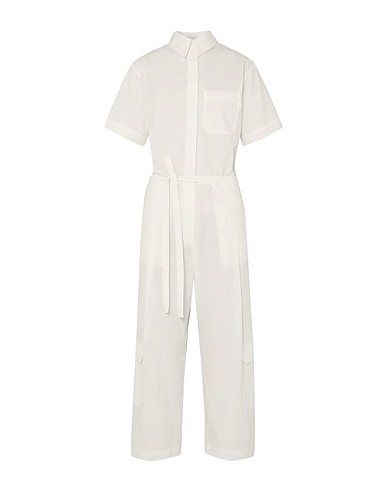 DEVEAUX Tute e Salopette Bianco 74% Nylon, 26% Cotone