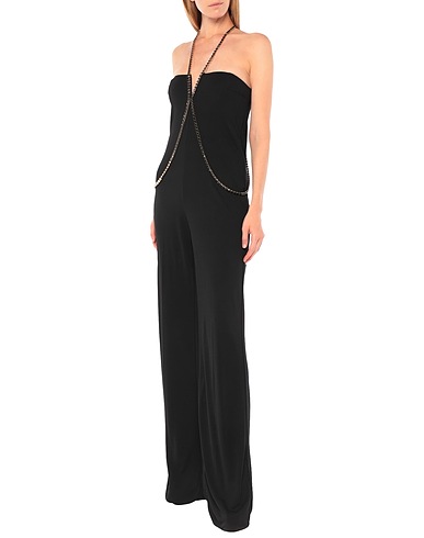 ELISABETTA FRANCHI Tute e Salopette Nero 100% Viscosa