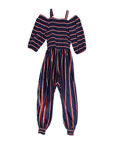 MANILA GRACE Kids’ jumpsuit Midnight blue 65% Nylon, 30% Polyester, 5% Elastic fibres
