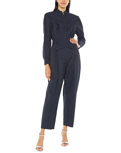 STELLA McCARTNEY Jumpsuits and Dungarees Midnight blue 40% Polyamide, 36% Cotton, 24% Linen