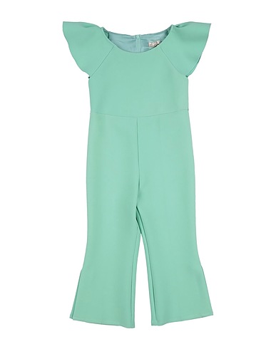 ELISABETTA FRANCHI Mono para niños Verde claro 93% Poliéster, 7% Elastán