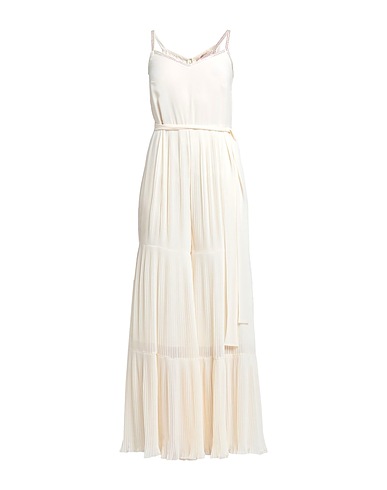 TWINSET Tute e Salopette Panna 100% Poliestere