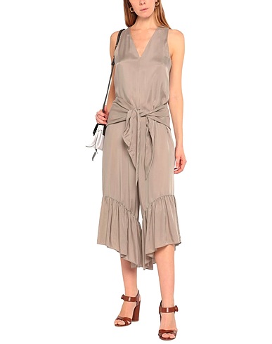 TIBI Tute e Salopette Grigio chiaro 100% Poliestere
