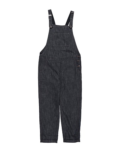 BRUNELLO CUCINELLI Salopette Blu 100% Cotone, Ottone
