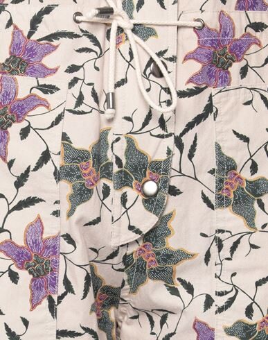 Isabel Marant Floral Print Long-sleeve Jumpsuit In Pink