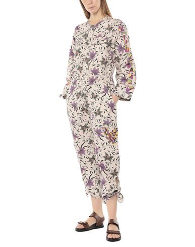 Isabel Marant Floral Print Long-sleeve Jumpsuit In Pink