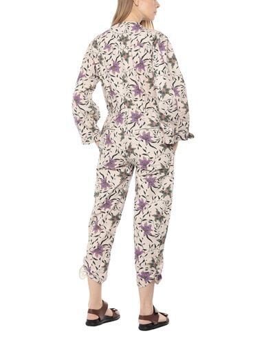 Isabel Marant Floral Print Long-sleeve Jumpsuit In Pink