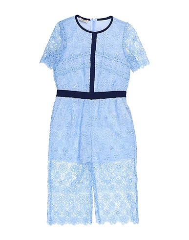 PINKO UP Kids’ jumpsuit Sky blue 100% Polyester, Viscose