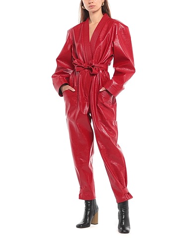 PHILOSOPHY di LORENZO SERAFINI Jumpsuits and Overalls Red 51% Polyester, 49% Polyurethane