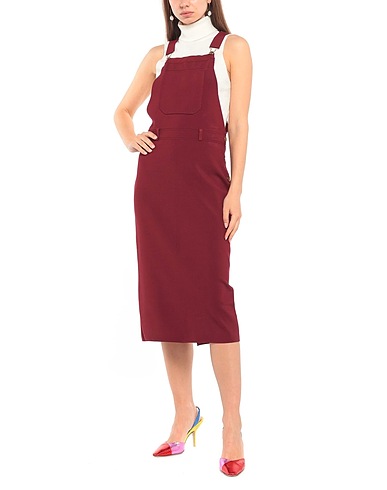 MY TWIN TWINSET Latzhose Bordeaux 72% Viskose, 25% Polyester, 3% Elastan
