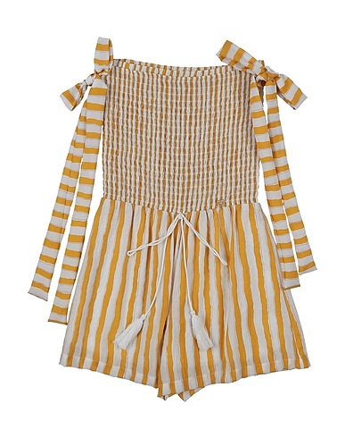 MANILA GRACE Kids’ jumpsuit White 80% Cotton, 20% Nylon