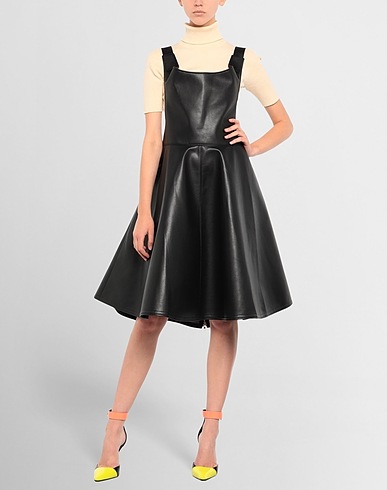 JUNYA WATANABE COMME des GARÇONS Midi dress Black 100% Textile fibers, Nylon