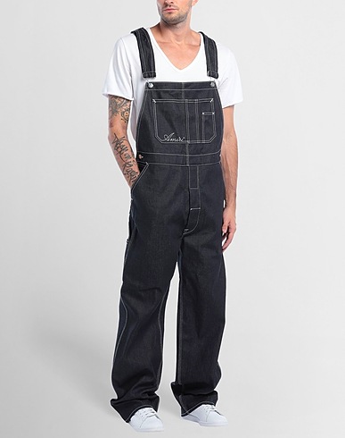 AMIRI Denim overall Blue 100% Cotton