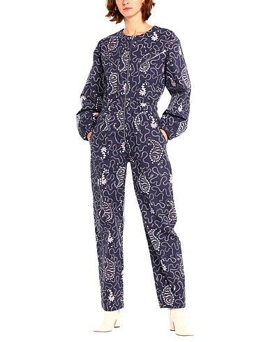 MARANT ÉTOILE Jumpsuits and Dungarees Dark purple 100% Cotton
